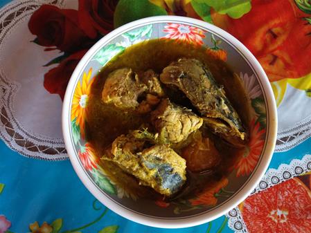 <b>dried mackerel curry</b>